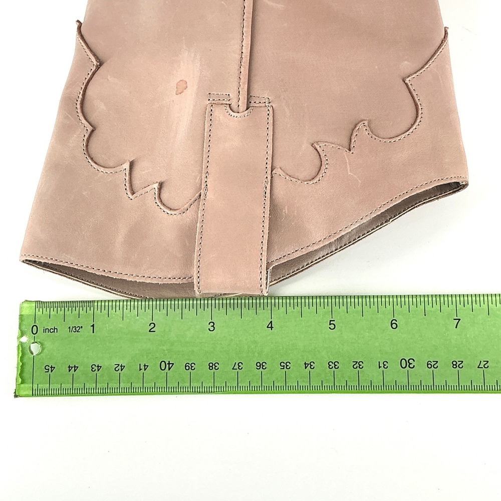 Marc Fisher LTD Size 10 READ Hilaria Tan Leather Western Cowboy Boots Pointed - Picture 8 of 15